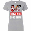 Inktee Store - I Love You 3000 - Avengers Iron Man Dad Women'S T-Shirt Image