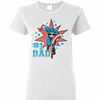 Inktee Store - Number One Dad Captain America Women'S T-Shirt Image