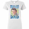 Inktee Store - World'S Grooviest Dad Brady Bunch Women'S T-Shirt Image