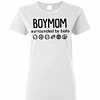 Inktee Store - Boymom Surrounded By Balls Funny Women'S T-Shirt Image