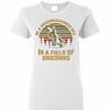 Inktee Store - Be A Unicornasaurus Rex In A Field Of Unicorns Unisex Women'S T-Shirt Image