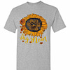 Inktee Store - Dog Paw Sunflower Dog Mom Men'S T-Shirt Image