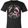 Inktee Store - Dinosaurs Check Yoself Before You Rex Yoself Premium T-Shirt Image