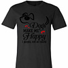 Inktee Store - Dog Make Me Happy People, Not So Much Funny Dog Lover Premium T-Shirt Image