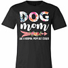 Inktee Store - Dog Mom Like A Normal Mom But Cooler Premium T-Shirt Image