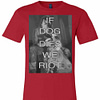 Inktee Store - Daryl Dixon If Dog Dies We Riot Premium T-Shirt Image