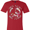 Inktee Store - Dinosaurs Check Yoself Before You Rex Yoself Premium T-Shirt Image