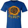 Inktee Store - Dog Paw Sunflower Dog Mom Premium T-Shirt Image