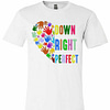Inktee Store - Down Syndrome Awareness Trisomy 21S Premium T-Shirt Image