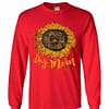 Inktee Store - Dog Paw Sunflower Dog Mom Long Sleeve T-Shirt Image