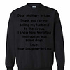 Inktee Store - Dear Mother In Law Thank You For Not Selling My Husband To Sweatshirt Image