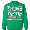 Inktee Store - Dog Mom Like A Normal Mom But Cooler Sweatshirt Image