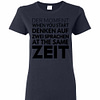 Inktee Store - Der Moment When You Start Denken Auf Zwei Sprachen At Women'S T-Shirt Image
