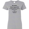 Inktee Store - Dear Mom Thanks For Being My Mom Love Your Favorite Women'S T-Shirt Image