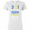 Inktee Store - Down Syndrome Awareness World Down Syndrome Women'S T-Shirt Image