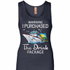 Inktee Store - Warning I Purchased The Drink Package Women Jersey Tank Top Image