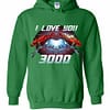 Inktee Store - I Love You 3000 Gift Dad And Daughter Avengers Hoodies Image