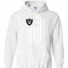 Inktee Store - Oakland Raiders Best Dad Ever Independence Day American Flag Hoodies Image