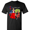 Inktee Store - Jesus Cross It'S Heavy Huh Avengers Superhero Men'S T-Shirt Image