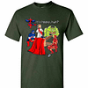 Inktee Store - Jesus Cross It'S Heavy Huh Avengers Superhero Men'S T-Shirt Image