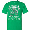 Inktee Store - Never Underestimate An Old Man Who Was Born In September Men'S T-Shirt Image