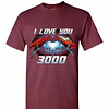 Inktee Store - I Love You 3000 Gift Dad And Daughter Avengers Men'S T-Shirt Image