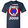 Inktee Store - Captain America I Love America'S Ass 3000 Men'S T-Shirt Image