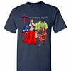 Inktee Store - Jesus Cross It'S Heavy Huh Avengers Superhero Men'S T-Shirt Image