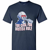Inktee Store - Too Cool For British Rule George Washington Men'S T-Shirt Image