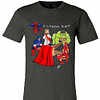 Inktee Store - Jesus Cross It'S Heavy Huh Avengers Superhero Premium T-Shirt Image