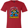Inktee Store - Marvel Fathers Day My Dad Is A Titan Like Thanos Premium T-Shirt Image