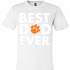 Inktee Store - Best Father'S Day Clemson Tigers Dad Premium T-Shirt Image