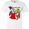 Inktee Store - Jesus Cross It'S Heavy Huh Avengers Superhero Premium T-Shirt Image