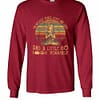 Inktee Store - Im Mostly Peace Love And Light And A Little Go Long Sleeve T-Shirt Image