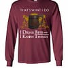 Inktee Store - Game Of Thrones That'S What I Do I Drink Long Sleeve T-Shirt Image