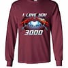 Inktee Store - I Love You 3000 Gift Dad And Daughter Avengers Long Sleeve T-Shirt Image