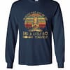 Inktee Store - Im Mostly Peace Love And Light And A Little Go Long Sleeve T-Shirt Image