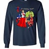 Inktee Store - Jesus Cross It'S Heavy Huh Avengers Superhero Long Sleeve T-Shirt Image