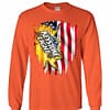 Inktee Store - Keystone Light American Flag Independence Day 4Th Long Sleeve T-Shirt Image