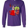 Inktee Store - Jesus Cross It'S Heavy Huh Avengers Superhero Long Sleeve T-Shirt Image