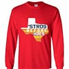 Inktee Store - Houston Astros Inspired Stros Before Hoes Long Sleeve T-Shirt Image