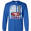 Inktee Store - Football ' America Flag San Francisco 49Ers Long Sleeve T-Shirt Image