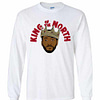 Inktee Store - Kawhi Leonard King Of The North Toronto Long Sleeve T-Shirt Image