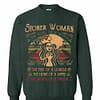 Inktee Store - Stoner Woman The Soul Of A Witch The Fire Of A Lioness Sweatshirt Image