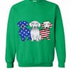 Inktee Store - Dachshund 4Th July Independence Day American Flag Sweatshirt Image