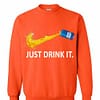 Inktee Store - Bud Light Just Drink It Nike Sweatshirt Image