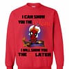 Inktee Store - Aladdin Deadpool I Can Show You The Worl I Will Show You D Sweatshirt Image