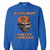 Inktee Store - Iron Maiden Harley Davidson Skull Sweatshirt Image