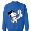 Inktee Store - Snoopy Play Baseball For Fan White Sox Team Sweatshirt Image