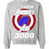 Inktee Store - Captain America I Love America'S Ass 3000 Sweatshirt Image